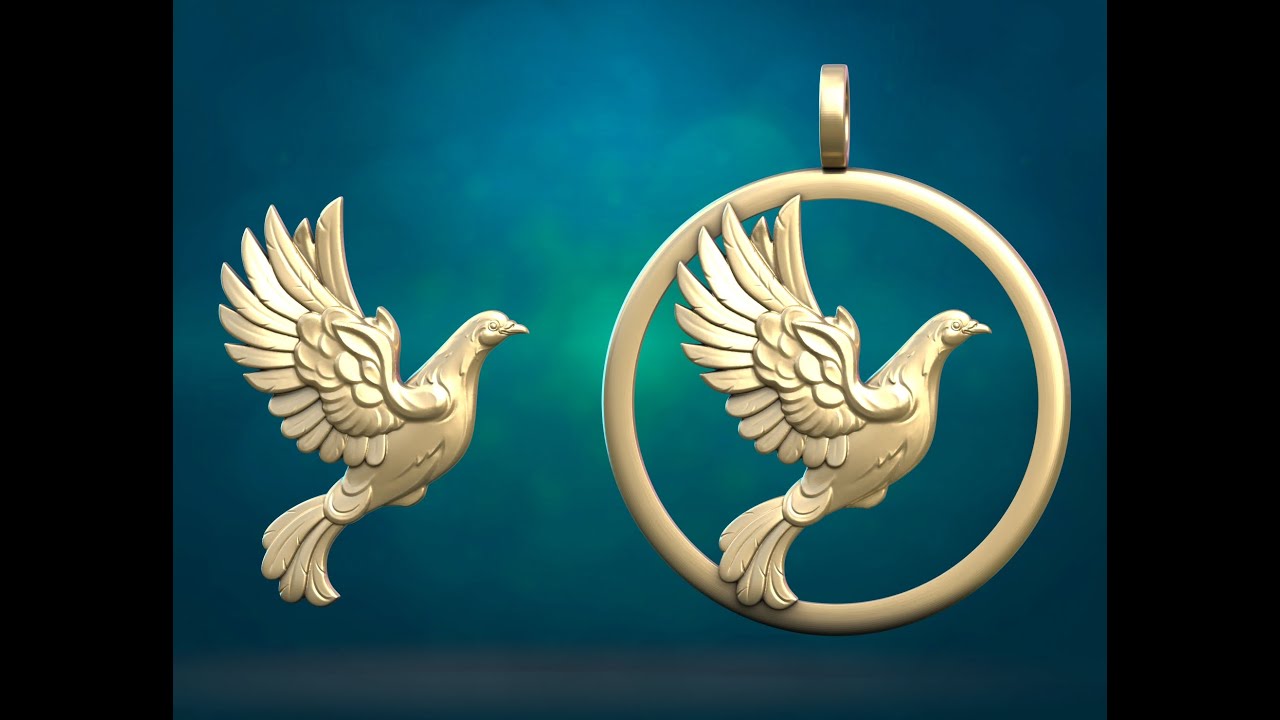 New Pigeon relief 3D Print Model