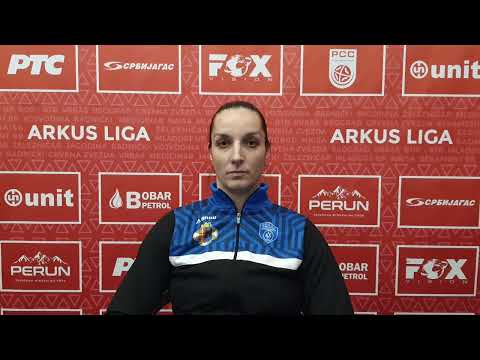 Najava 13. kola (žene) ARKUS lige - igračica ekipe Bekament BB - Stepanović Katarina