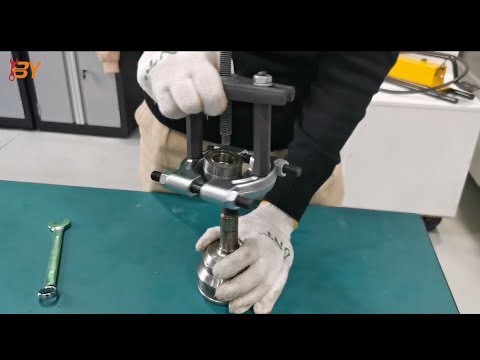 How to assemble and how to use——12pcs Bearing Separator and Puller Set D1002.
