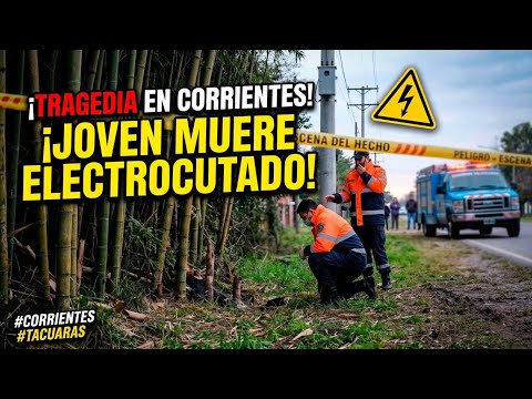 🚨 TRAGEDIA EN CORRIENTES: JOVEN DE 23 AÑOS MURIÓ ELECTROCUTADO AL CORTAR TACUARAS