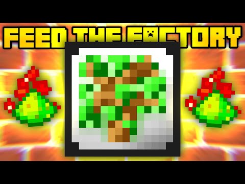 Gaming On Caffeine - Minecraft Feed The Factory | "TREE FARMING" & ADVANCED ALLOYS! #17 [Modded Questing Factory]