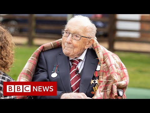トム大尉に敬意を表したRAFのフライパスト - BBC ニュース (RAF flypast in honour of Captain Tom - BBC News)