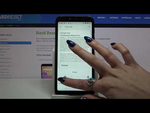 How to Adjust Font Size – Text Settings in UMIDIGI A3S