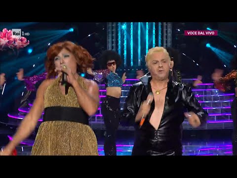 Francesco Paolantoni e Gabriele Cirilli - Scissor Sister "I don't feel like dancin" - TQ Sanremo
