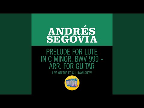 J.S. Bach: Prelude For Lute In C Minor, BWV 999 - Prelude For Lute In C Minor, BWV 999 (Live On...