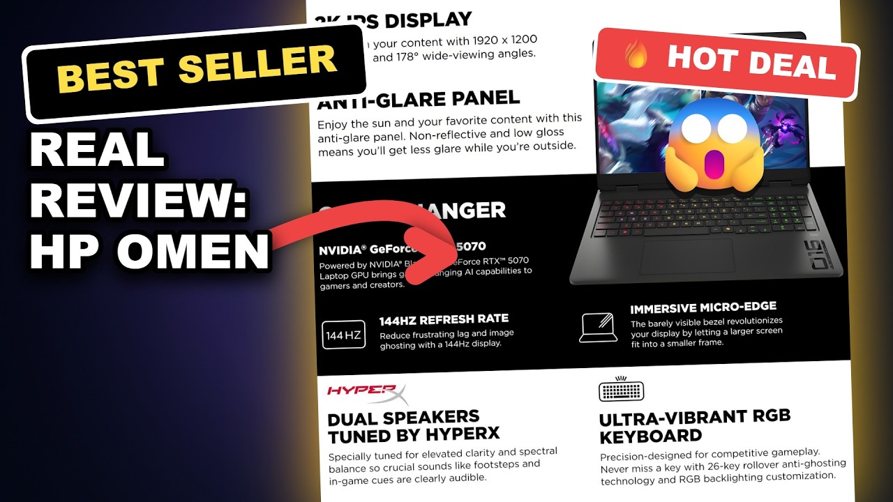 Real Review: HP OMEN 16 Gaming Laptop with Intel Ultra 9 285H Processor and 16GB DDR5