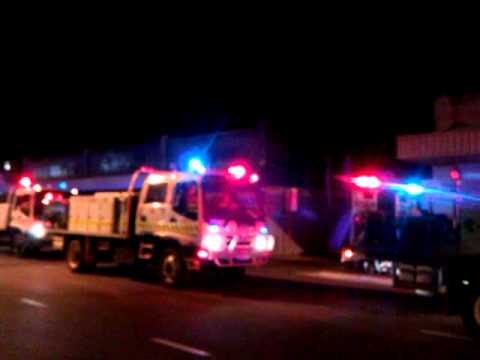 Fire Trucks. Avon Decent parade Northam