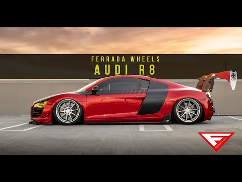 Bagged Audi R8 | Ferrada Wheels FR4