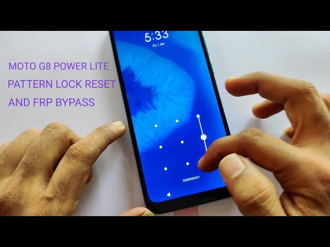 How to Unlock forgotten Pattern Lock Moto G8 Power Lite | MOTO G8 Power Lite Hard Reset