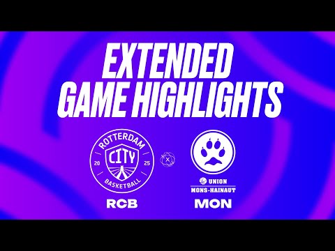 Rotterdam City Basketball vs. Union Mons-Hainaut Extended Game Highlights