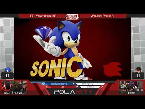 CFL Smackdown 170 WiiU - WSGP | King Will (Sonic) vs Havoc (Ryu) - Winners R3