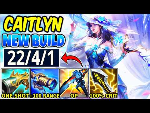 INSANE SEASON 16 CAITLYN ONE-SHOT WITH NEW BUILD ~51,000 DAMAGE FULL CRIT - League of Legends