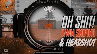 [XBIRD] দাদি কুহুৰি 😂 (Free fire) Best AWM Sniping And Headshot moment on my redmi note 4 mobile |