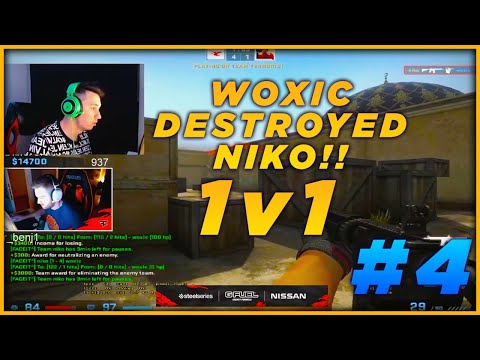 Woxic DESTROYS NiKo in 1v1 | Aim Map | CSGO