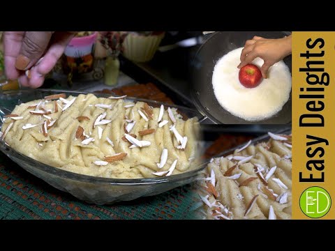Apple Almond Halwa