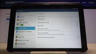 How to Set Up Screen Lock on SAMSUNG Galaxy Tab E - Change Screen Lock