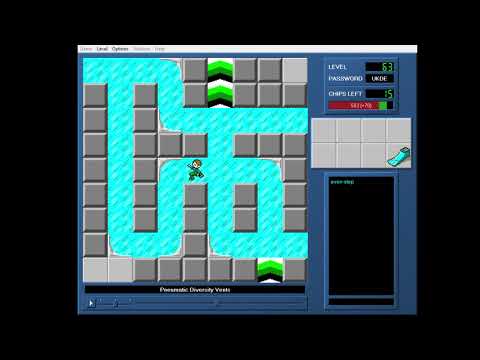 CCLP4 level 63 solution - 513 seconds