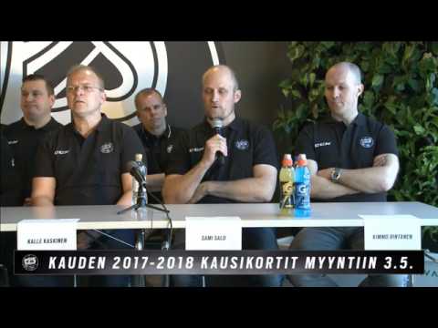 2.5.2017 Lehdistötilaisuus: TPS julkisti uuden urheilujohdon ja valmennustiimin