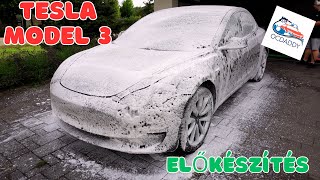 Tesla Model 3 gyors és egyszerű előkészítése polírozáshoz