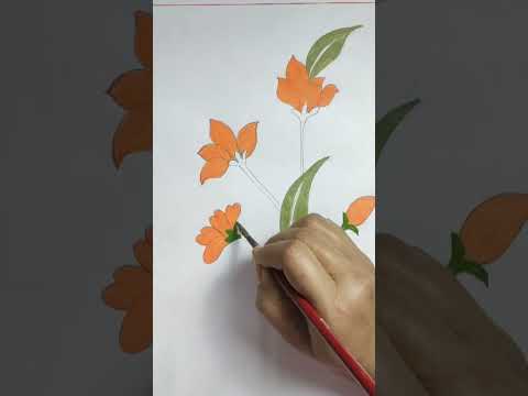 fabric design flower (Tanusree Art Gallery)