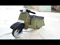 How To Make A Scooter Diy Scooter By Crafty Mihir Made Using Mini Gear