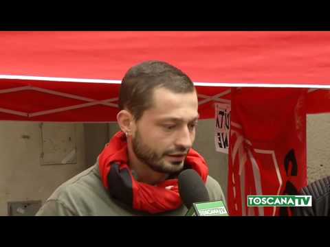 2017-04-04 PRATO - NO ALLA POSTA A GIORNI ALTERNI, SINDACATI IN PIAZZA