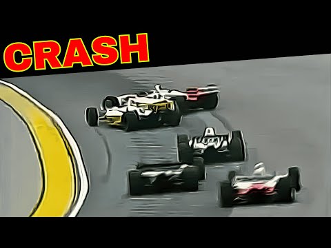 Brack and Castroneves Collide, Helio Collects da Matta (2001 CART Milwaukee)