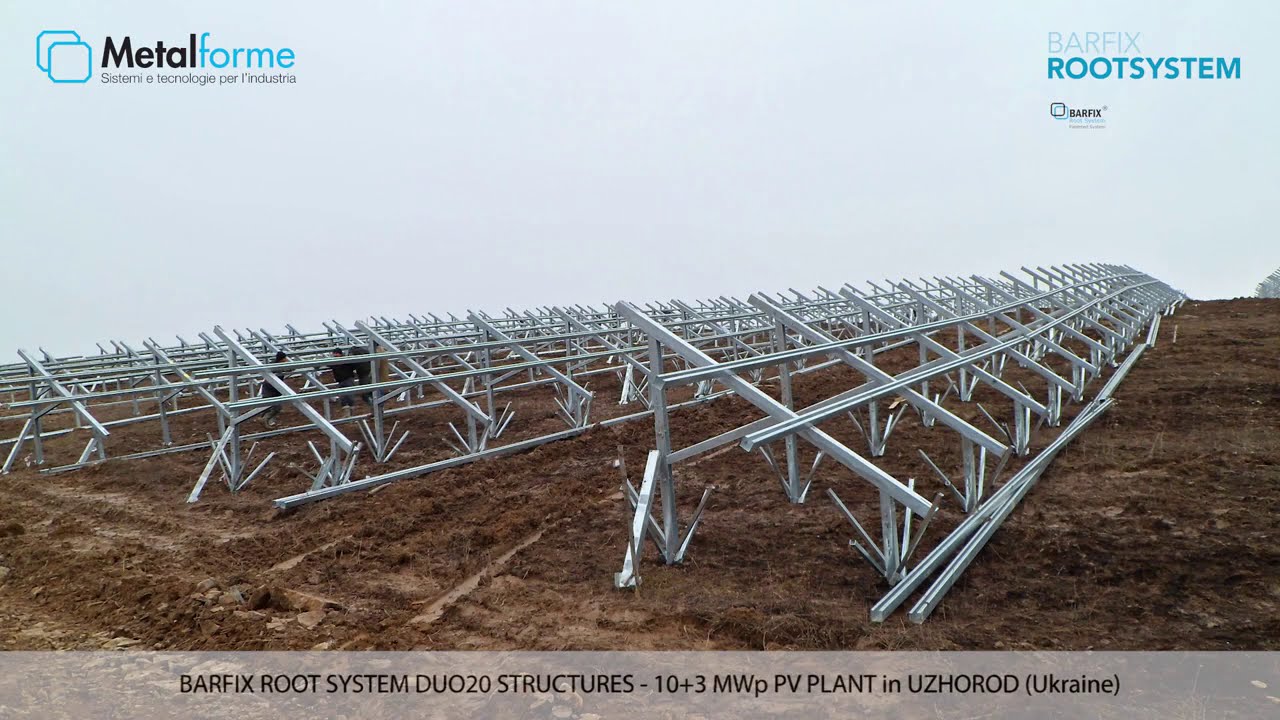 Produzione ed Installazione di sistemi e strutture di sostegno per impianti fotovoltaici.