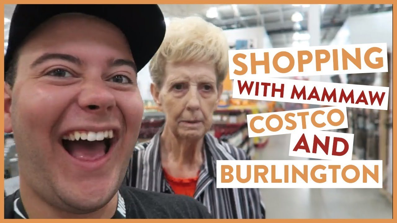 Shopping with Mammaw – Costco and Burlington