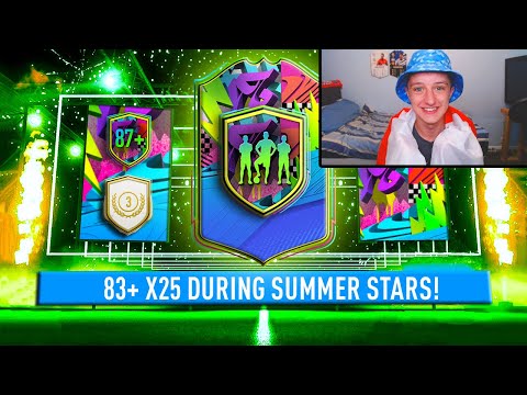 GUARANTEED SUMMER STARS UPGRADE & INSANE 83+ x25 pack | FIFA 21