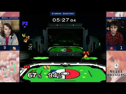 Super Melee Pression 2 - Raoul Jafaden (Falco, Fox) vs. Nestea (Samus) - Winners Quarters