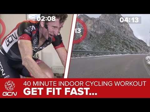Get Fit Fast: 40 Minute Indoor Cycling Sweetspot Workout – Passo Falzarego