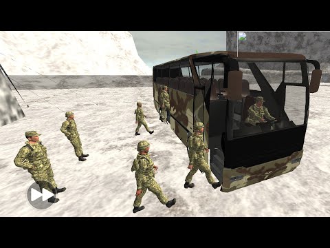 US Army Ambulance Bus Driving Simulator || Us Army Ambulance Driving