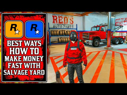 BEST WAYS How To Make TONS of MONEY FAST With The New SALVAGE YARD Business in GTA Online (GTA5)
