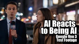 Veo 3 Video - AI Reacts to Being AI