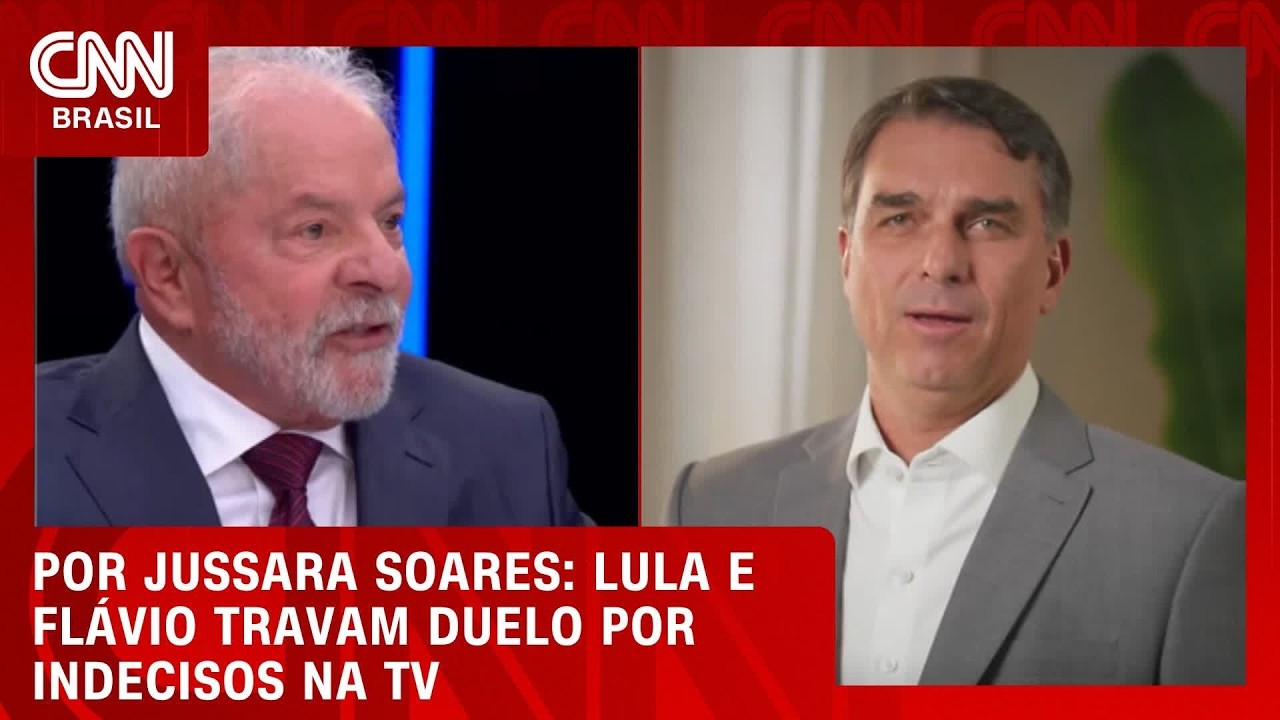 Análise: Lula e Flávio travam duelo por indecisos na TV | BOLETIM CNN