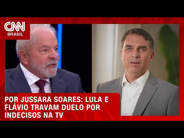 Análise: Lula e Flávio travam duelo por indecisos na TV | BOLETIM CNN