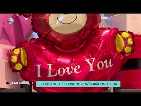 Stirile Kanal D - Flori si dulciuri fine de Ziua Indragostitilor! | Editie de pranz