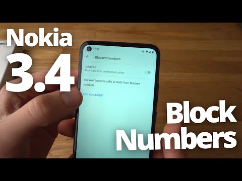 Block Number Nokia 3.4 - How to Block Someone Contacting / Calling you on Nokia 3.4 Phone.