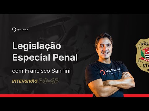 Concurso PC SP 2023: Aula de Legislação Especial Penal | Intensivão PC SP