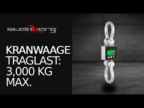 Video - Kranwaage - 3.000 kg / 500 g