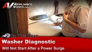 Fisher & Paykel Washer Repair — Will Not Start After a Power Surge — Machine Control