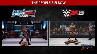 The Evolution (?) of WWE Games Moves Animations
