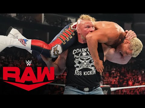 Brock Lesnar unleashes a brutal beatdown on Cody Rhodes: Raw highlights, July 31, 2023