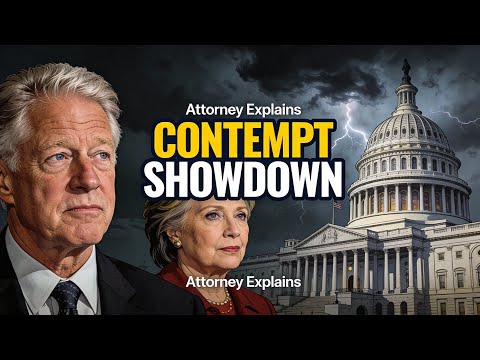 Bill & Hillary Clinton Defy Congress: How Far Does Contempt Power Go?