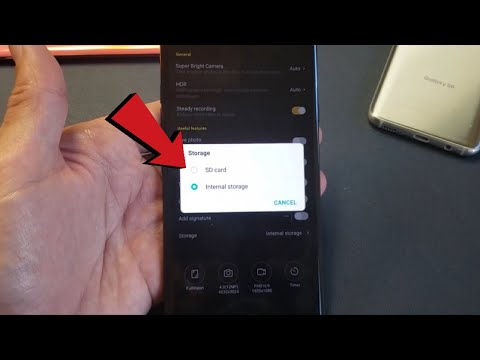 LG V40: How to Make Camera Photos/Video Save directly to SD Card (Make Default Location)