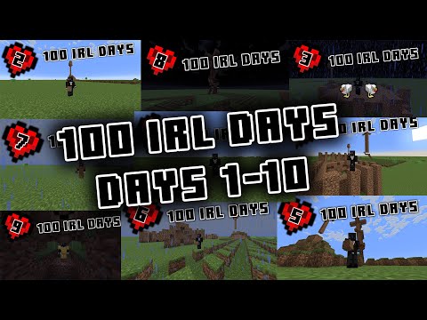 100 Day Hardcore Minecraft Challenge | Days 1-10