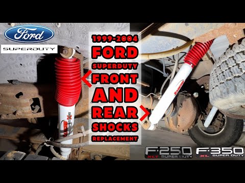 1999-2004 Ford Superduty Front And Rear Shocks Replacement How-To