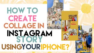 Instagram Tutorial | How to add multiple photos in ONE instagram story for iphone