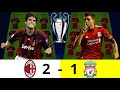 Final UCL 2007🔥💋|| AC Milan vs Liverpool Line-up & Goals